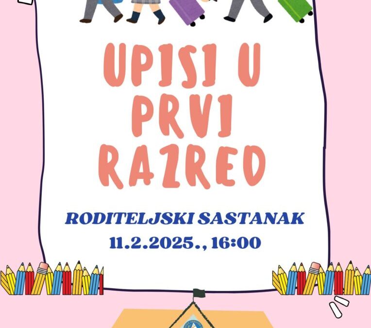 UPIS U PRVI RAZRED