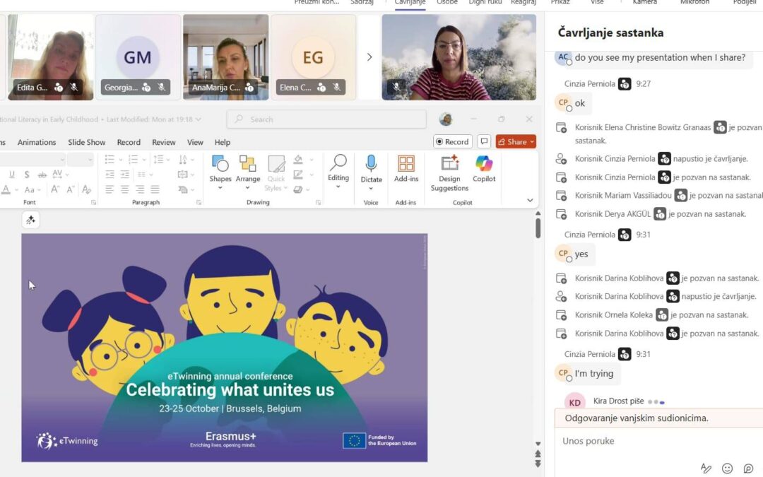 RAD KATOLIČKE OSNOVNE ŠKOLE PREDSTAVLJEN NA GODIŠNJOJ ETWINNING KONFERENCIJI