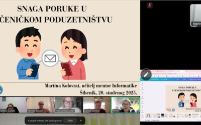 SNAGA PORUKE U UČENIČKOM PODUZETNIŠTVU